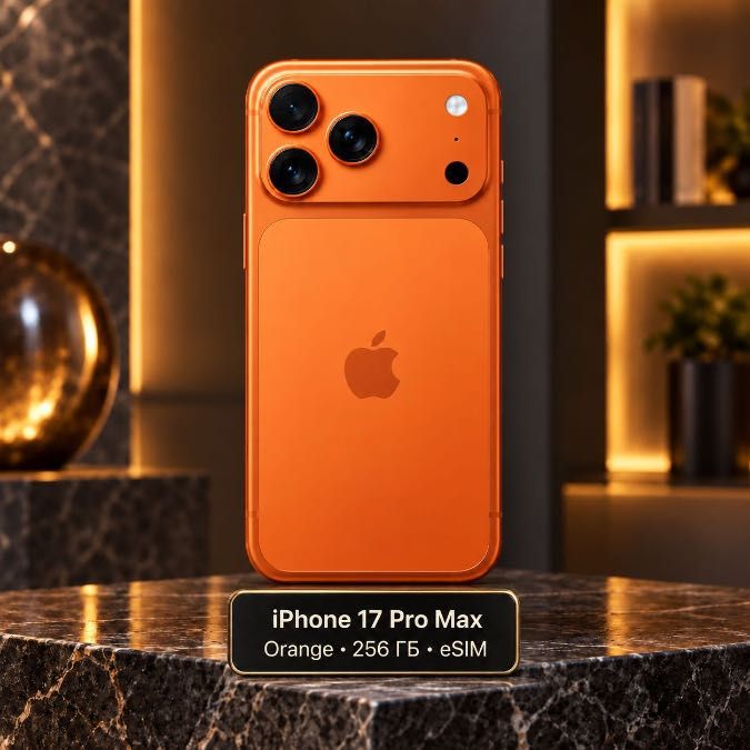 Apple iPhone 17 Pro Max 256 ГБ, Orange, eSIM