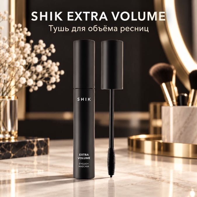 Тушь для ресниц с эффектом экстраобъёма SHIK Extra Volume