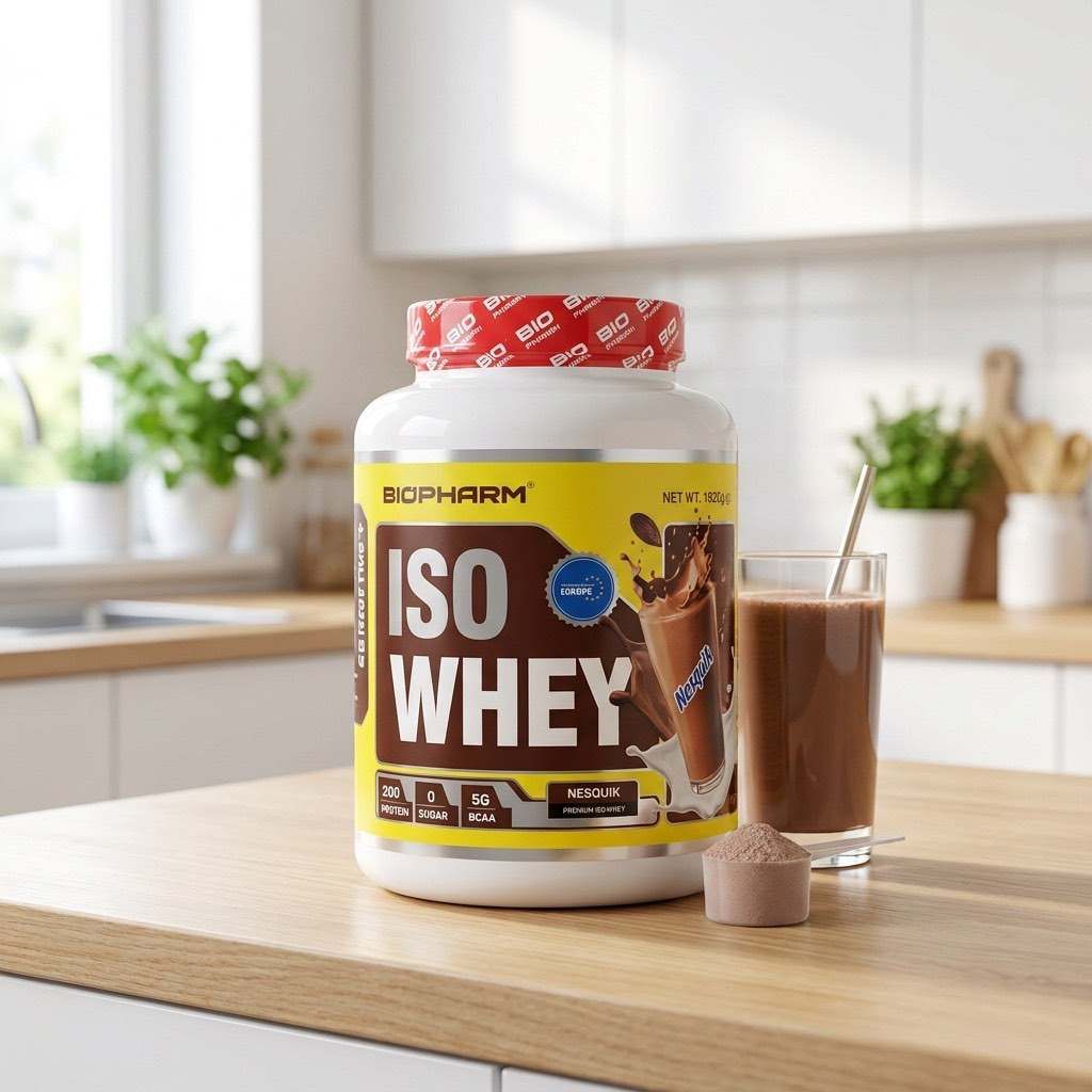 Protein ISO Whey 1920 gr + Collagen 1000 mg Nesquik